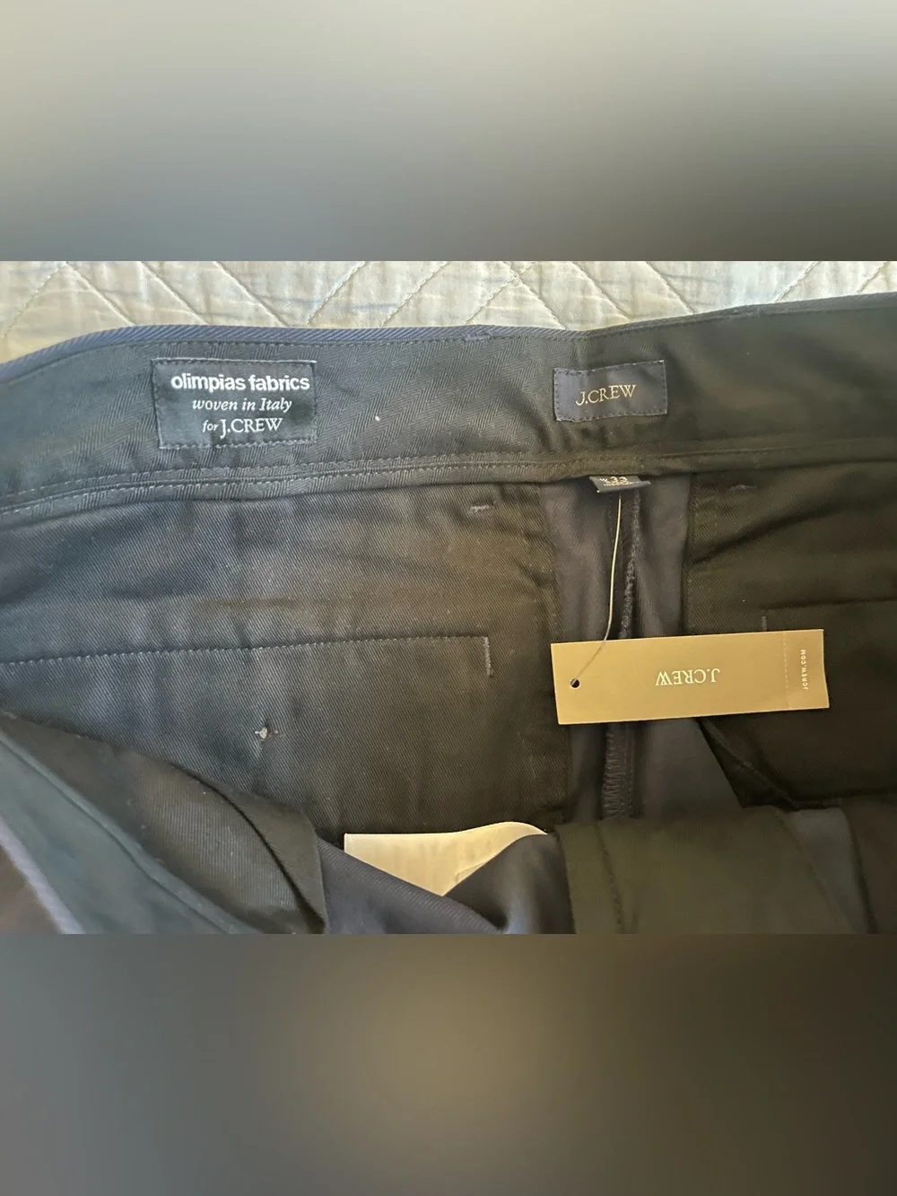 J. CREW Mercer Classic-fit trouser in Italian stretch twill Navy Size 33 CQ945